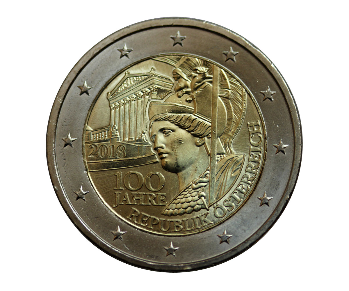 "100 Ann. della Repubblica" - moneta da 2 euro