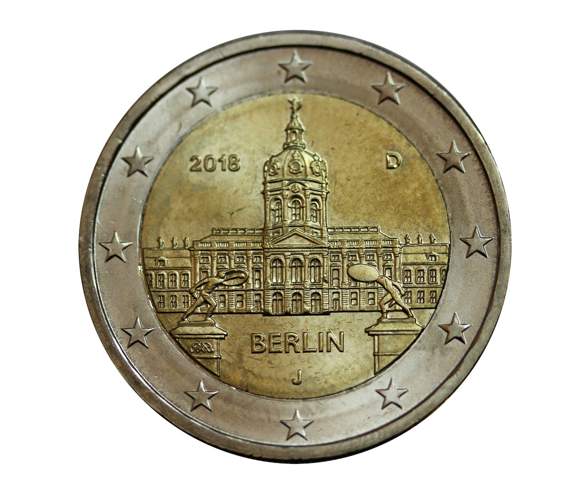 "Castello di Charlottenburg" - zecca J - moneta da 2 euro