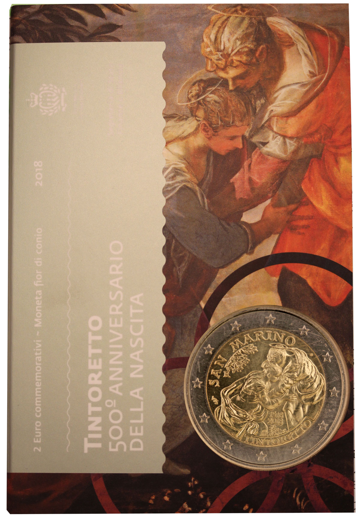 500 Anniversario della nascita del Tintoretto - 2 Euro in confezione ufficiale