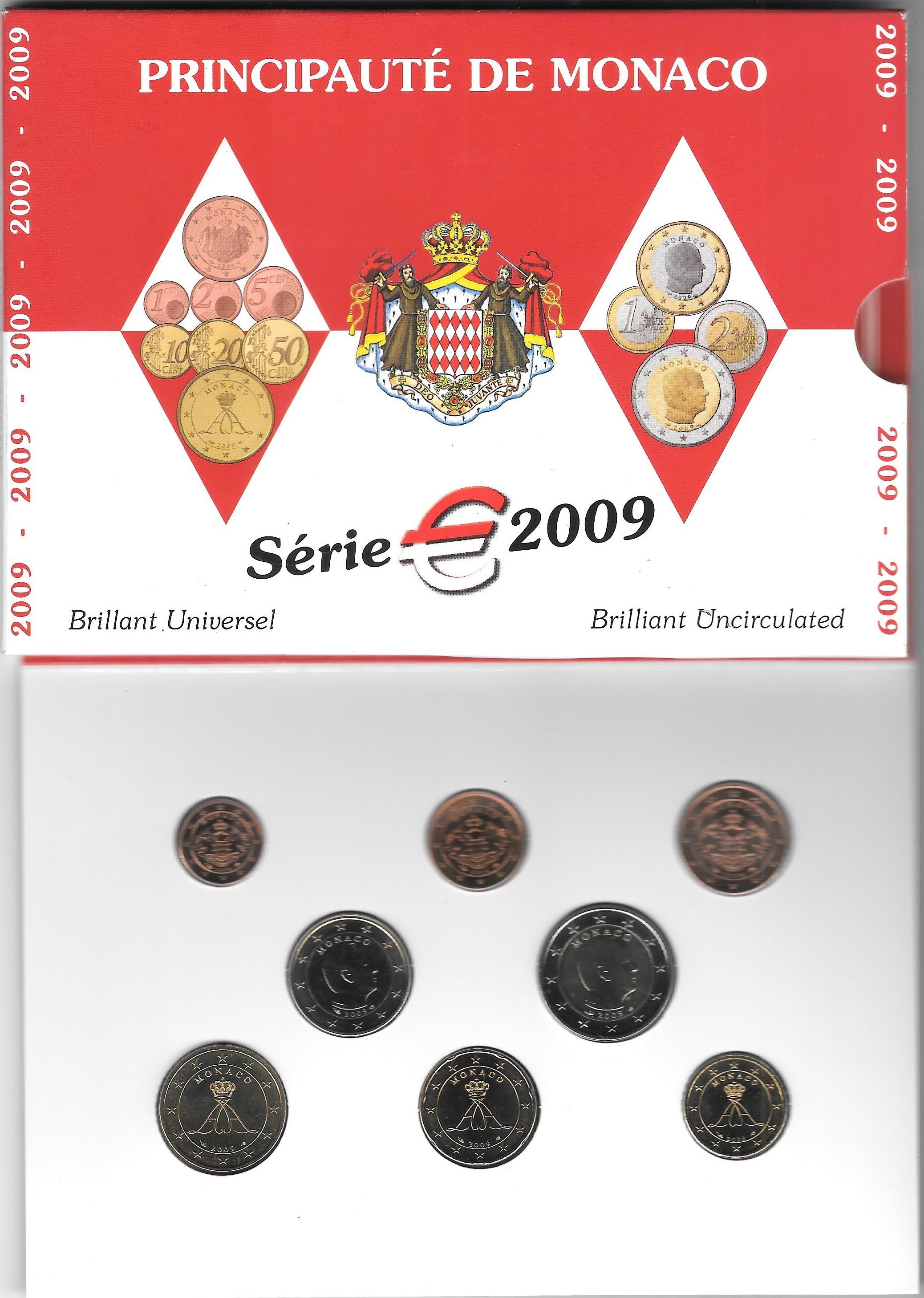 Serie divisionale di 8 monete - Conf. originale