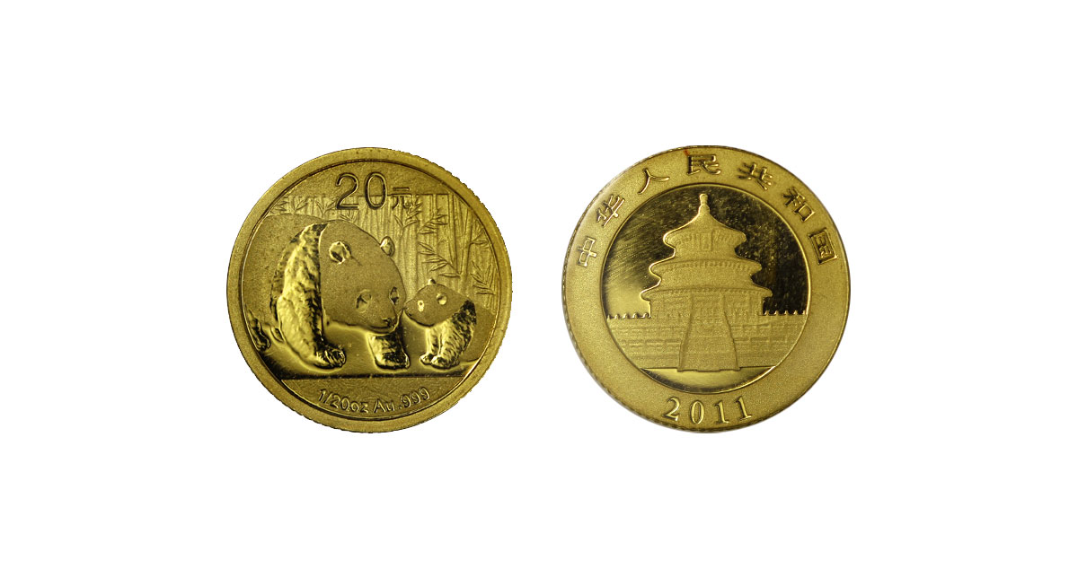 Panda - 20 Yuan gr. 1,55 in oro 999/000