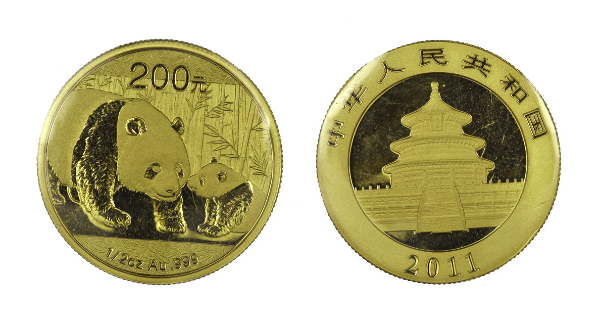 Panda - 200 Yuan gr. 15,55 in oro 999/000