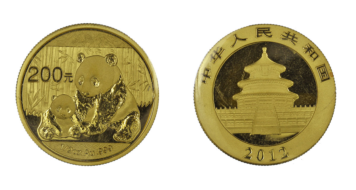 Panda - 200 Yuan gr. 15,55 in oro 999/000