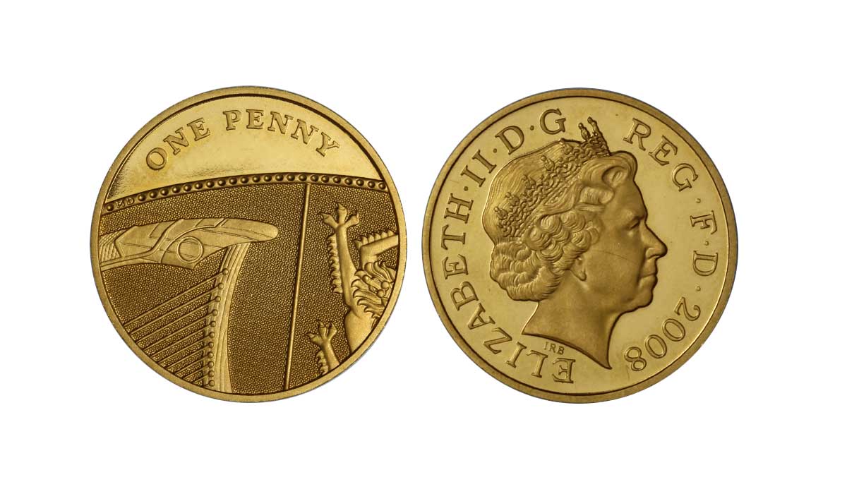 Regina Elisabetta - Penny gr. 6,98 in oro 917/000