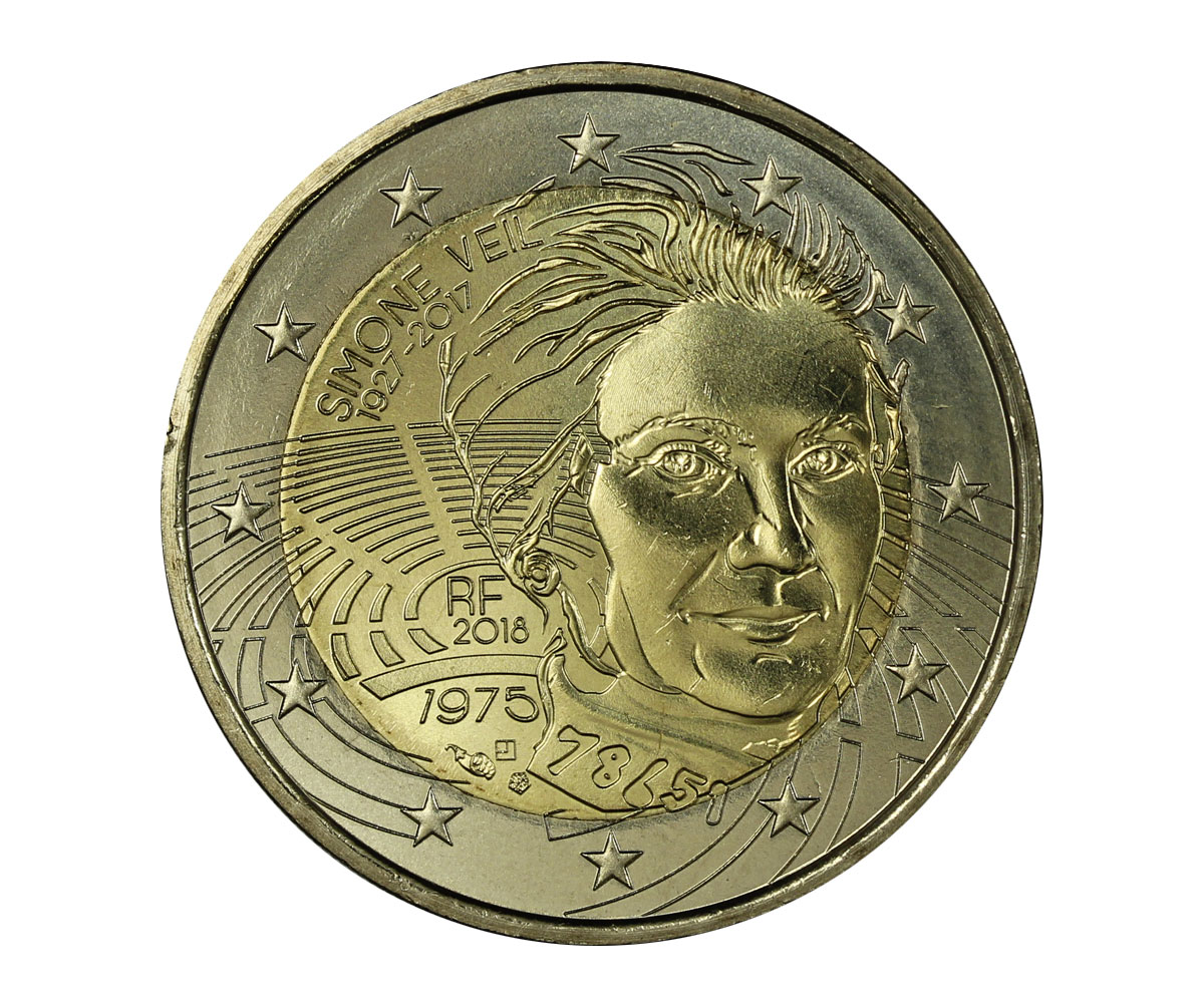 "Simone Veil" - moneta da 2 euro
