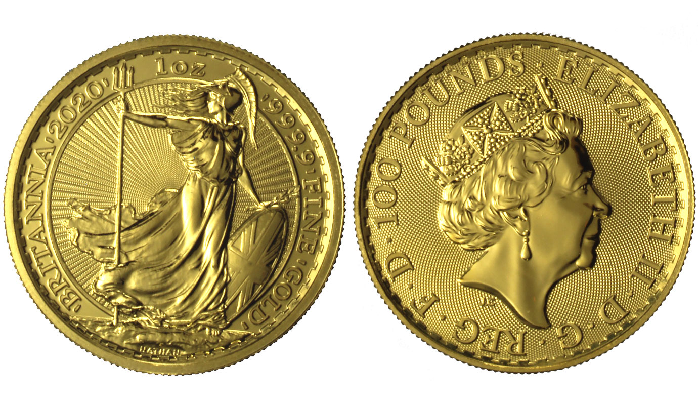 Britannia 100 pounds gr. 31,103 in oro 999/000
