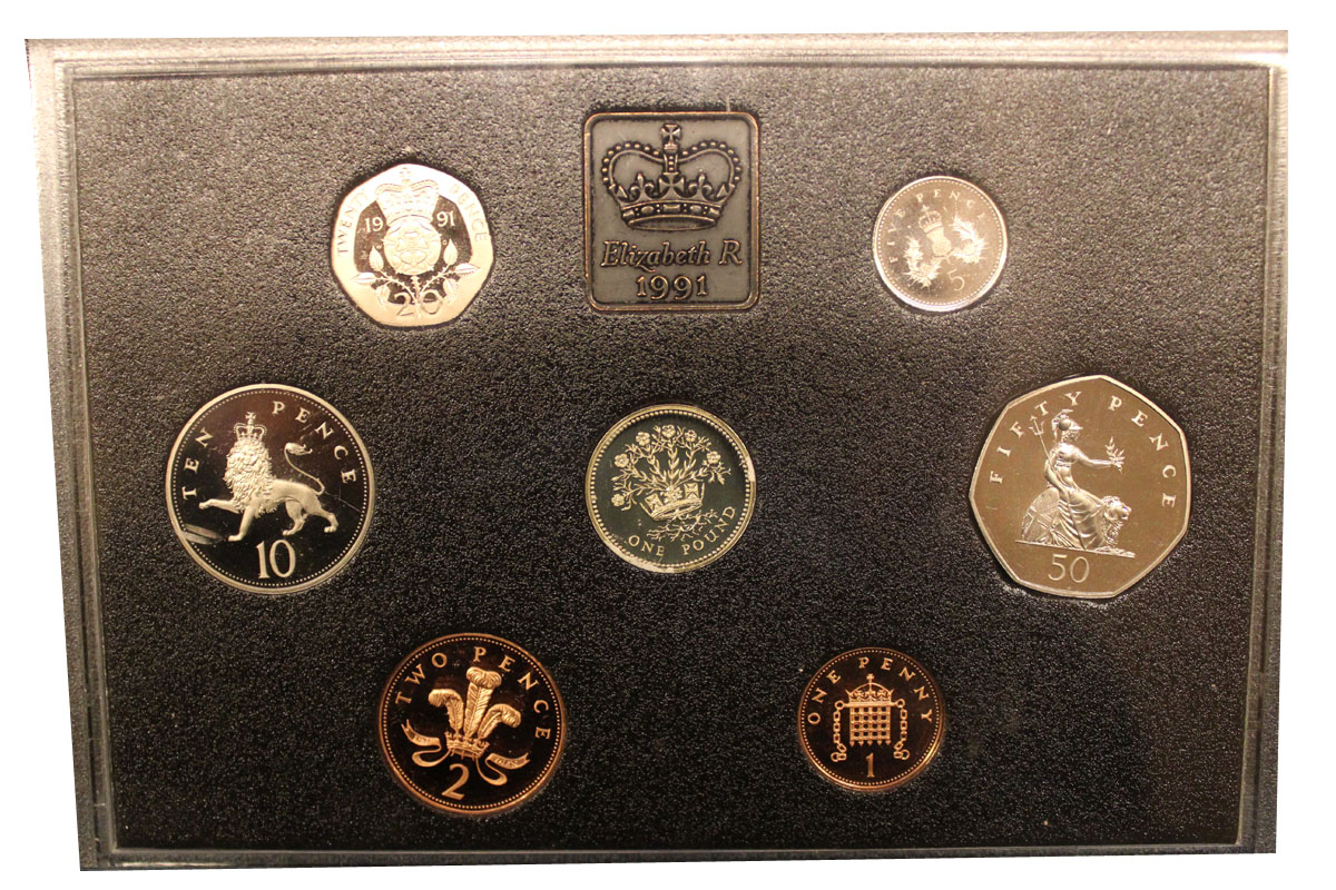Serie completa di 7 monete 