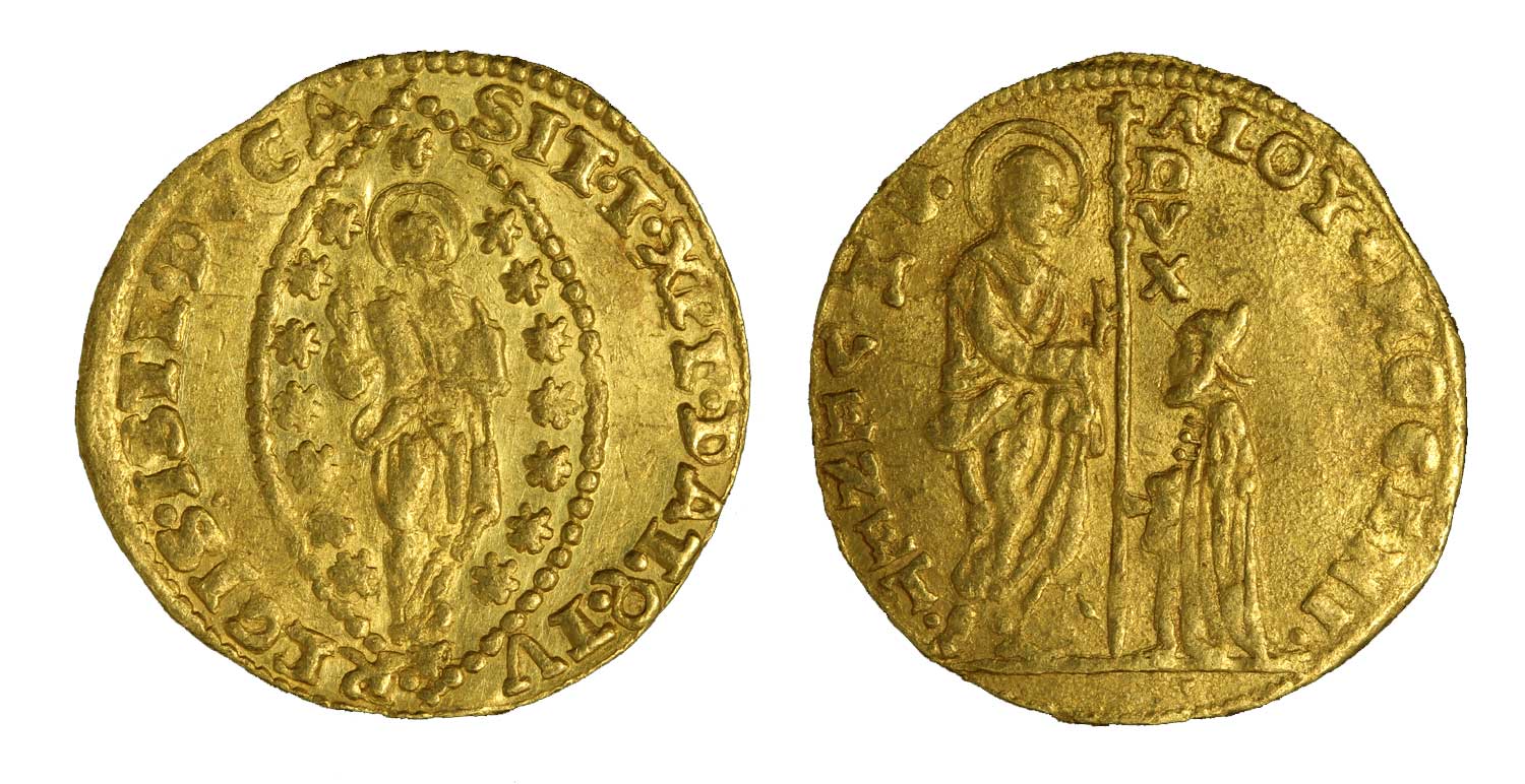 Doge Alvise Mocenigo - zecchino gr.3,50 in oro 997/