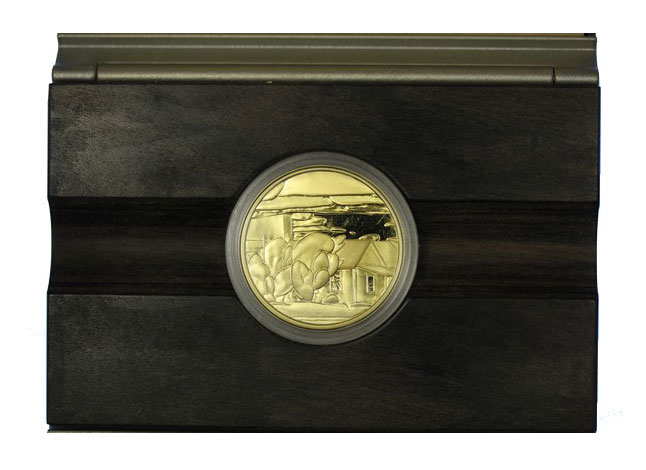 "Casa di Fitzgerald" - 200 dollari gr. 17,14 in oro 917/000 - conf. originale