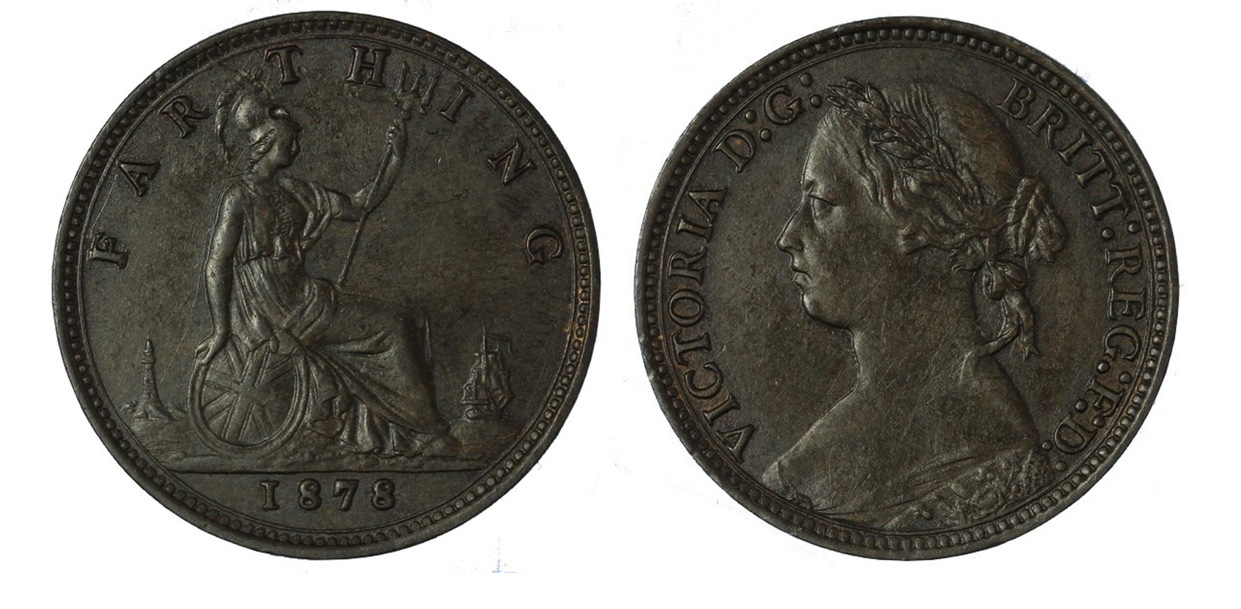 Regina Vittoria - farthing in bronzo