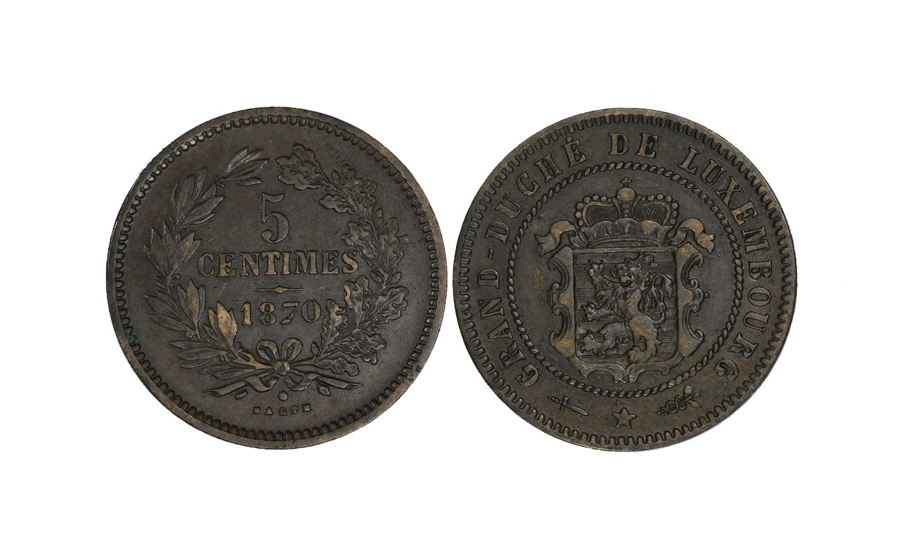 Gran Duca William III - 5 centesimi 