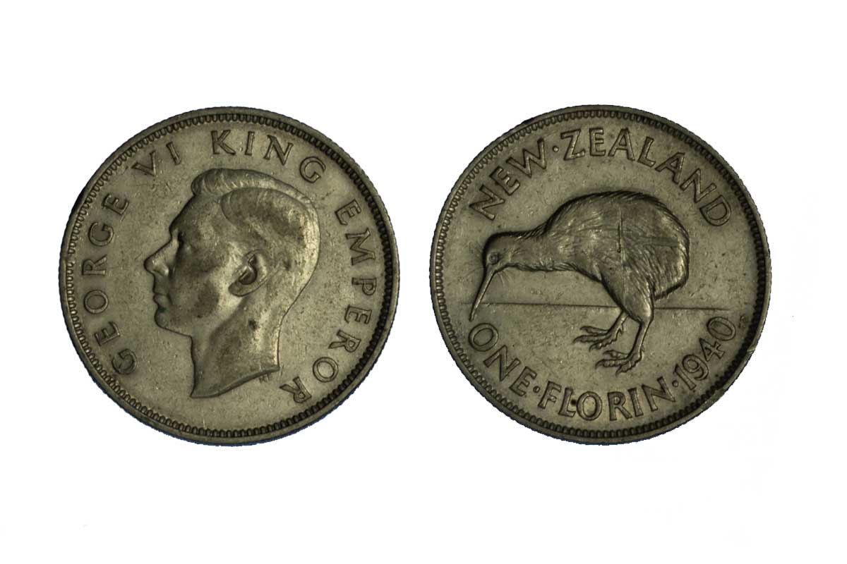 Giorgio VI - Fiorino gr.11,30 ag.500/000