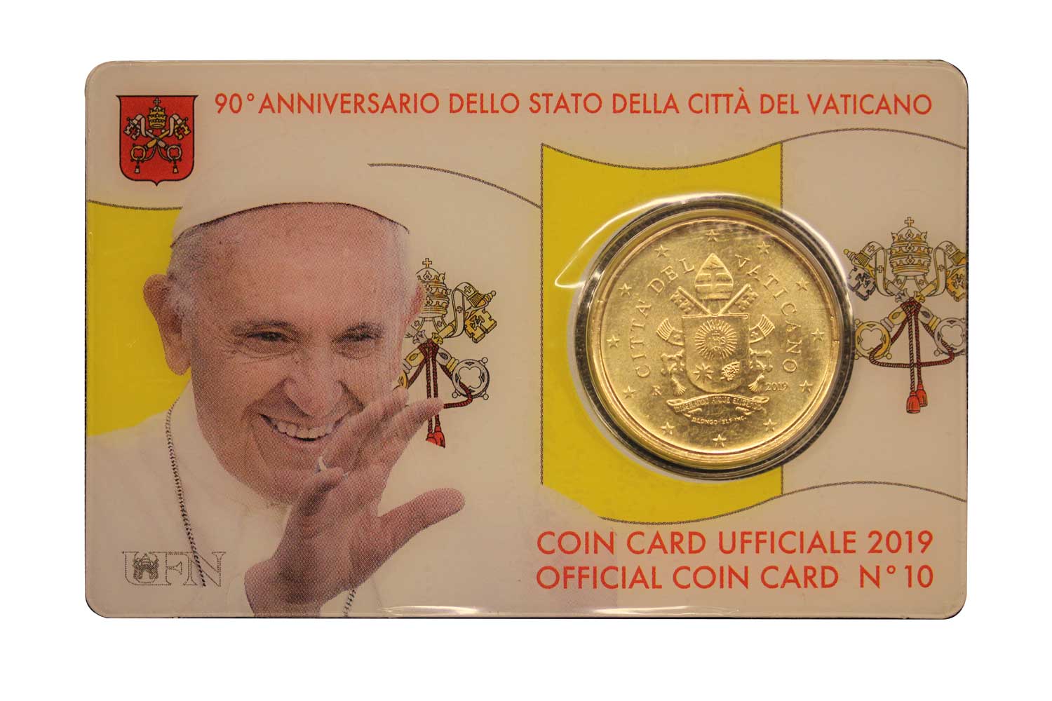 Papa Francesco - 50 Centesimi - In coincard n 10