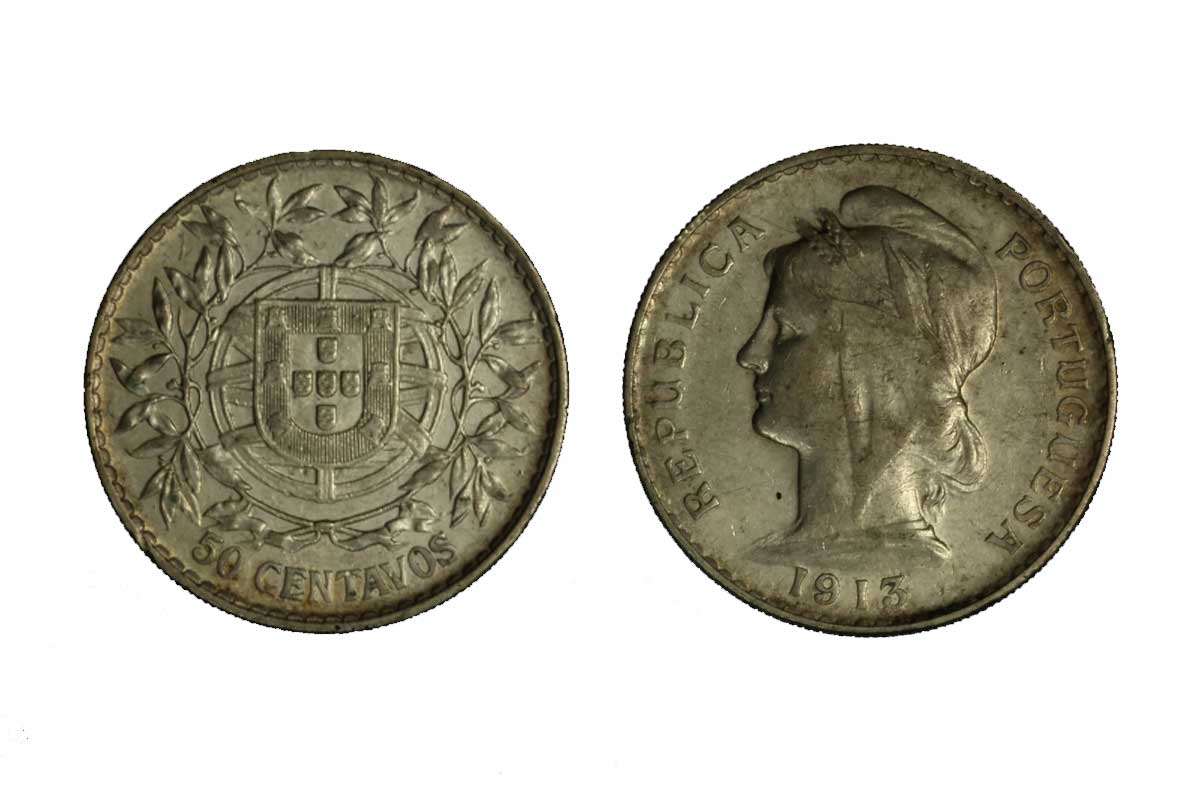 50 centavos - gr.12,50 in ag 835/000