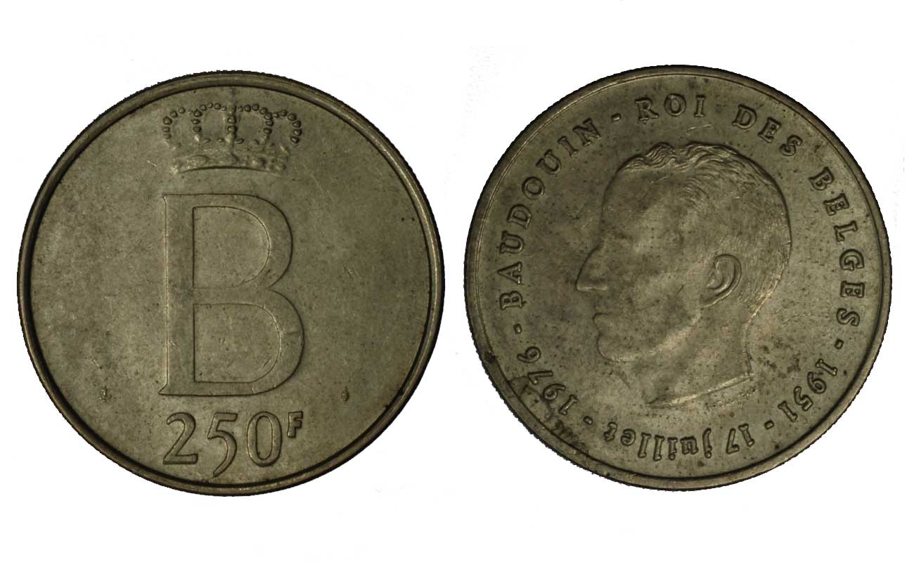 Baldovino - 250 franchi gr. 25,00 in ag.835/000 
