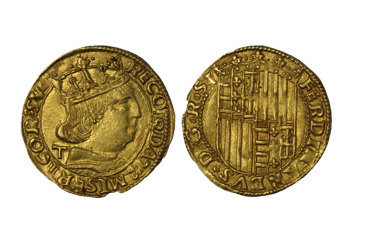 Ferdinando I - Ducato gr. 3,50 in oro