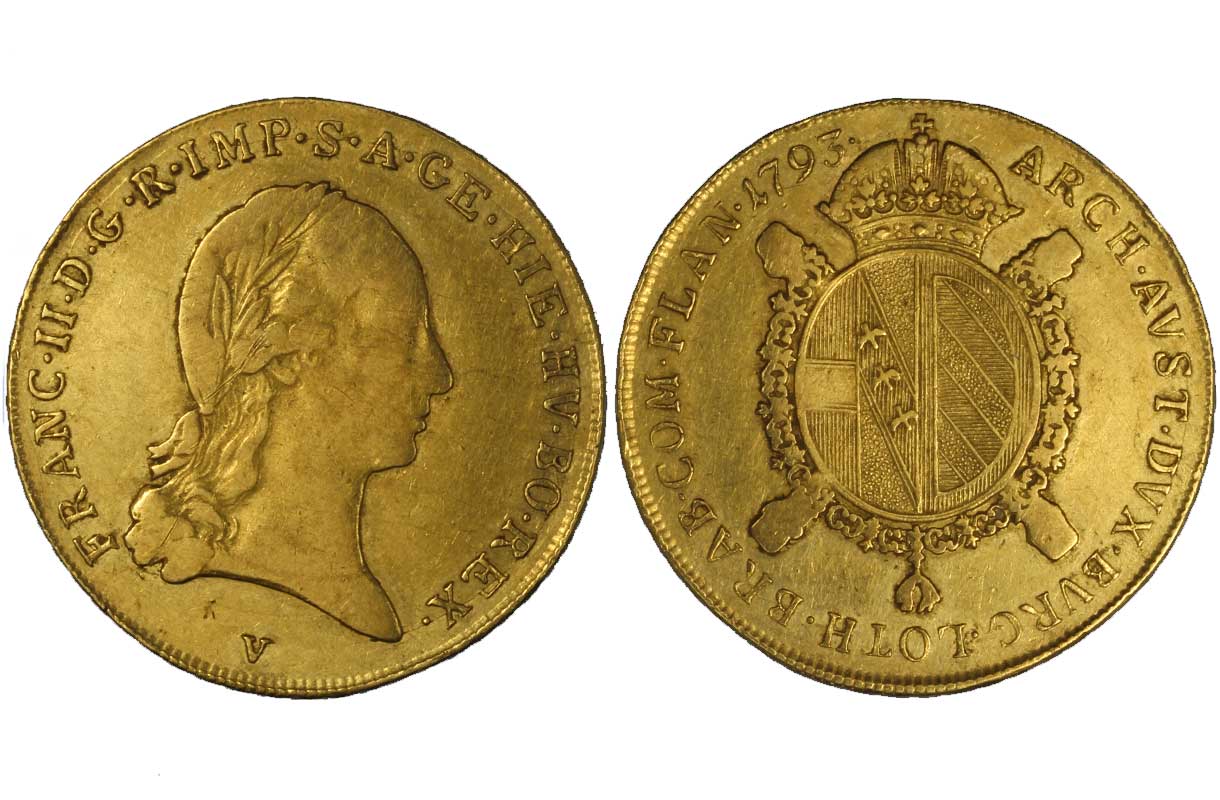 Francesco II - sovrano gr. 11,07 in oro 917/000