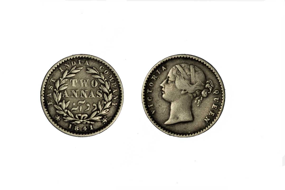 Regina Vittoria - 2 Anna gr.1,38 ag.917/000 