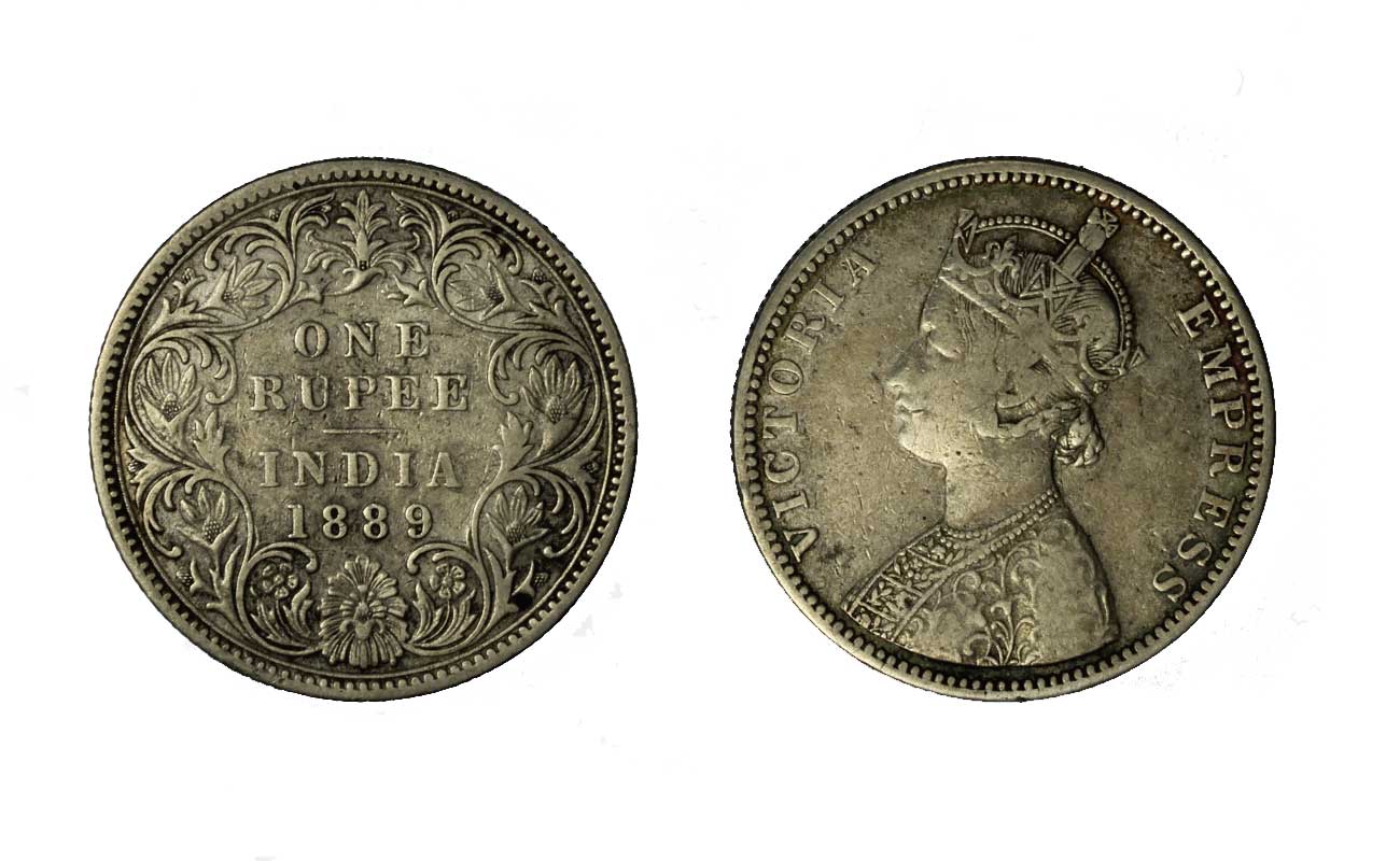 Regina Vittoria - Rupia incisore B gr.11,41 ag.917/000 