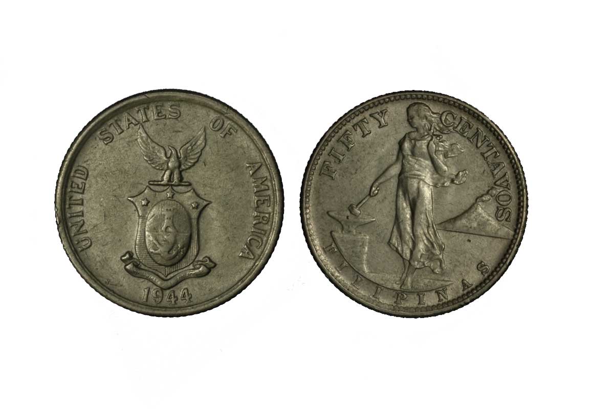 Amm. Americana - 50 centavos gr.10,10 in ag. 750/000 