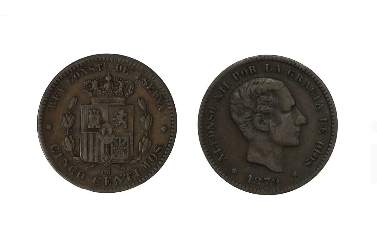  Re Alfonso XII - 5 centesimi 