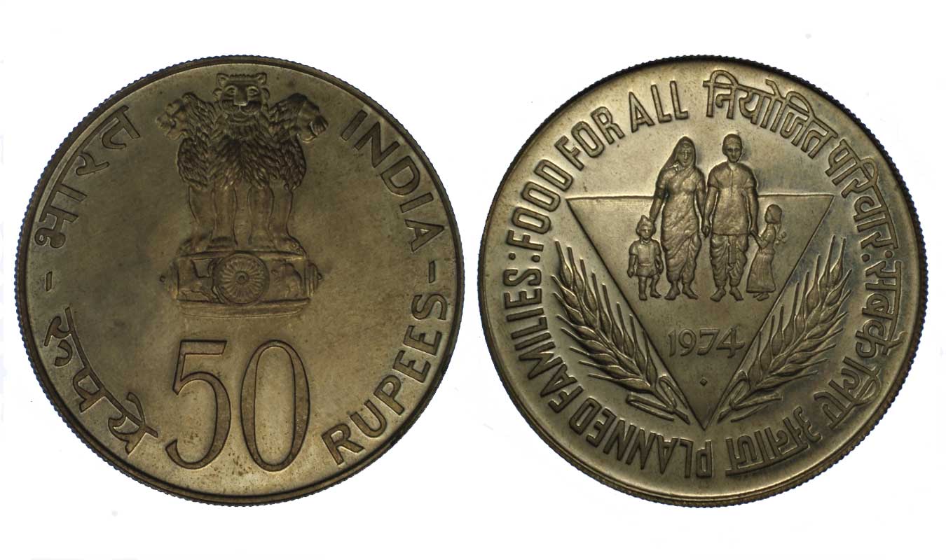 50 rupie gr.35,02 ag.500/000 