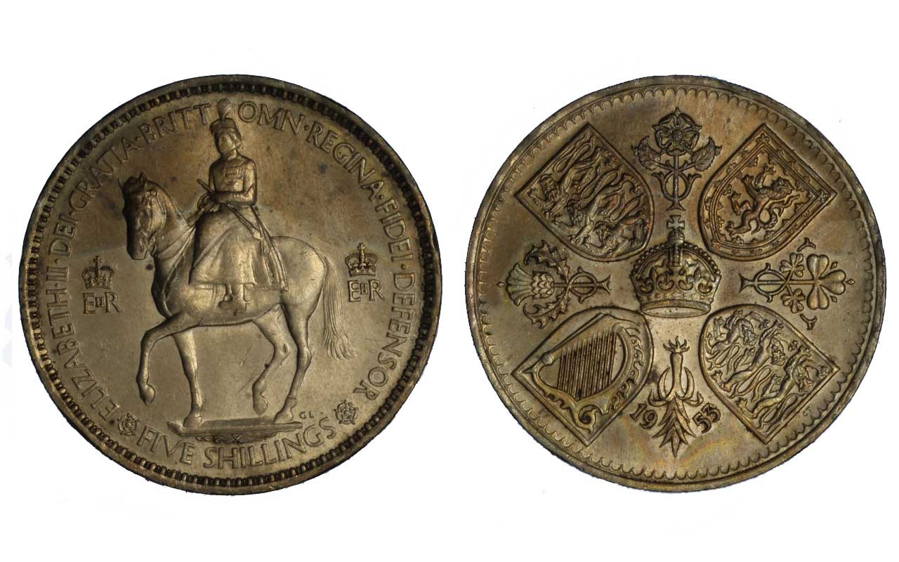 Regina Elisabetta II "Incoronazione" - corona in nickel