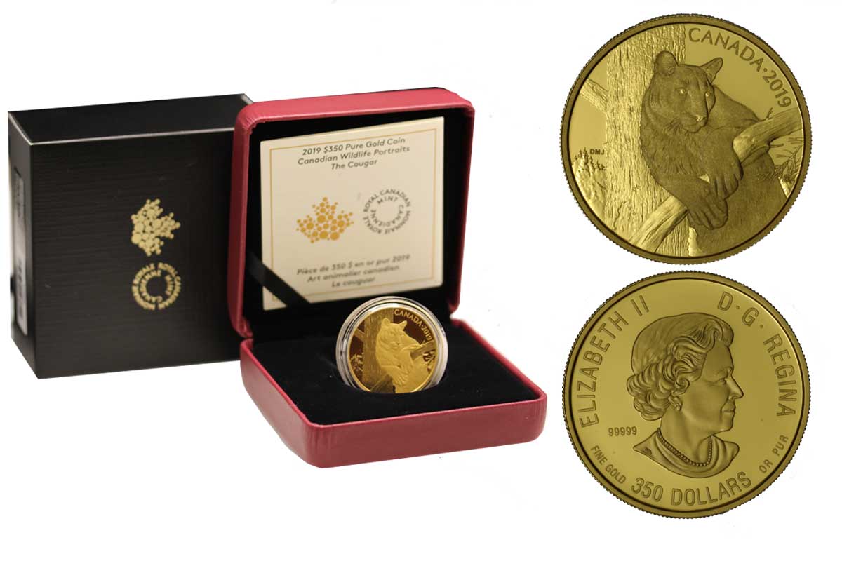 "Coguaro" - 350 dollari gr. 35,00 in oro 999/000 - Tiratura 400 pezzi - conf. originale