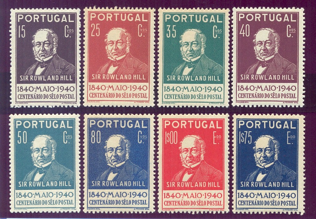 Sir Rowland Hill - 100 Anniversario del primo francobollo. 