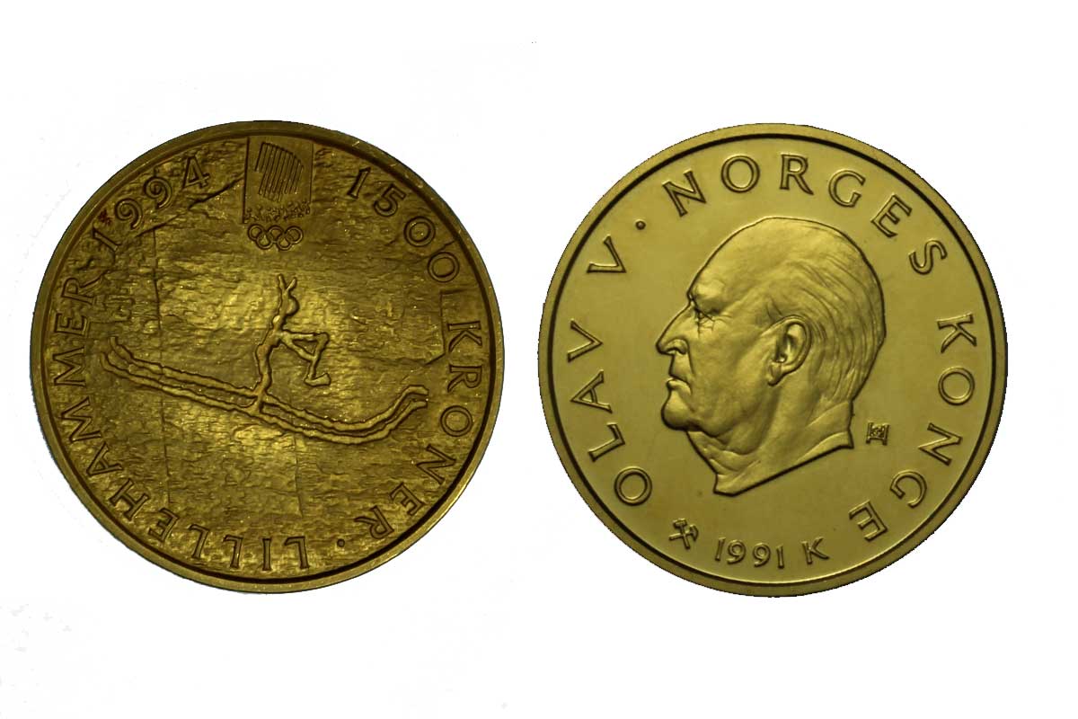 1500 corone gr. 16,96 in oro 917/000