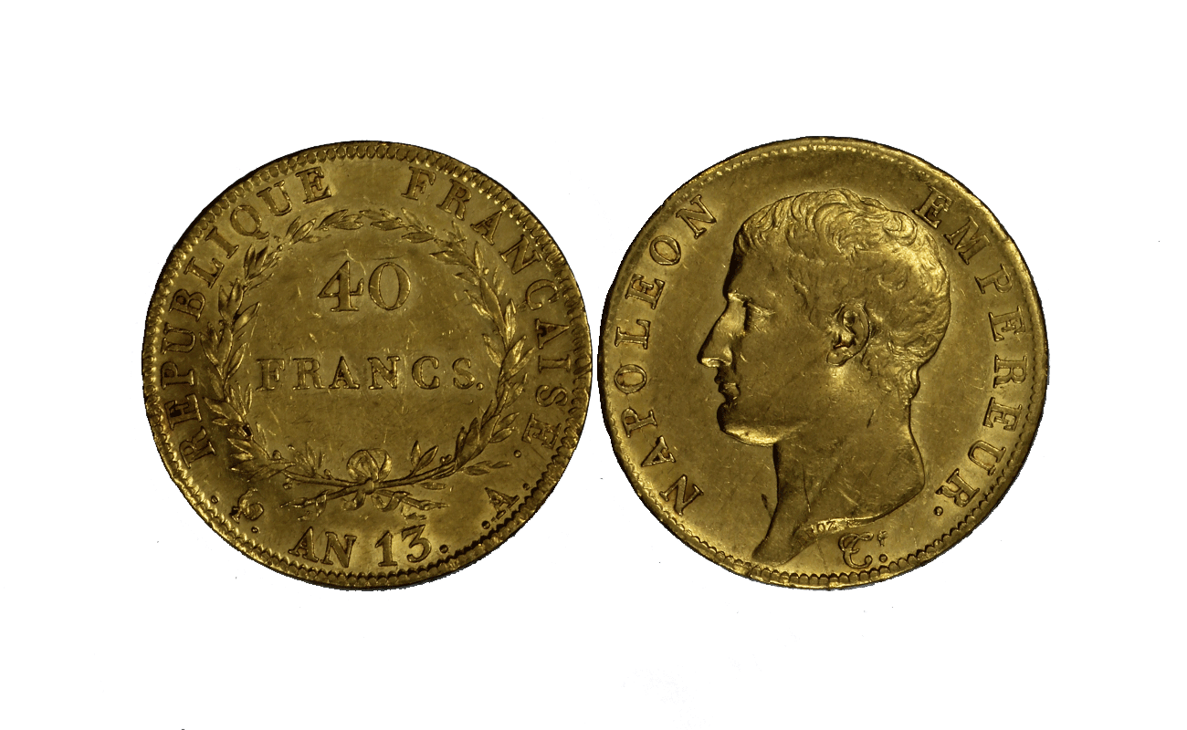 Napoleone Imperatore - 40 Franchi gr. 12,98 in oro 900/
