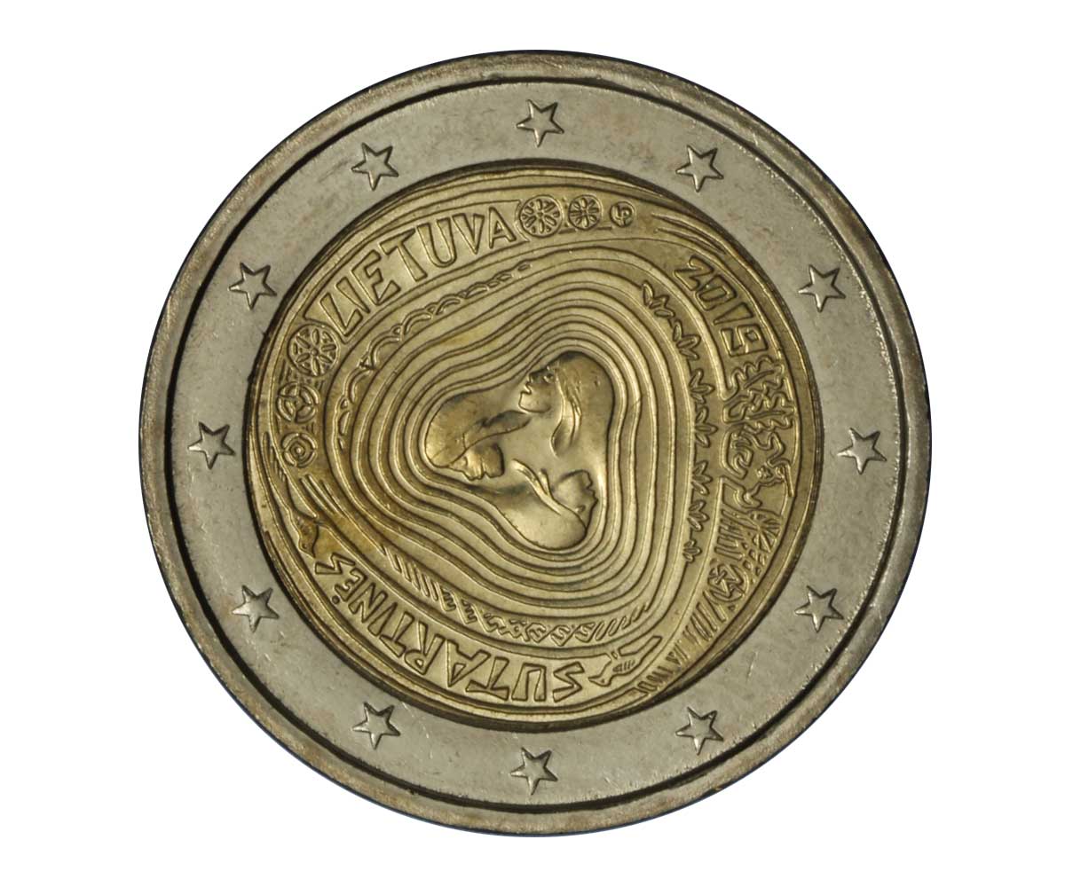 "Canzoni popolari lituane" - moneta da 2 euro