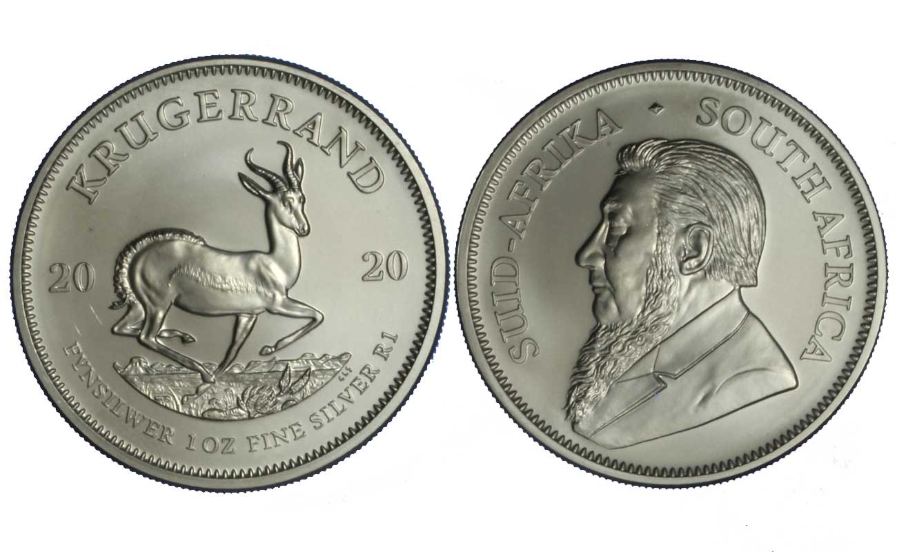 "Krugerrand" - Oncia gr. 31,103 in arg.999/