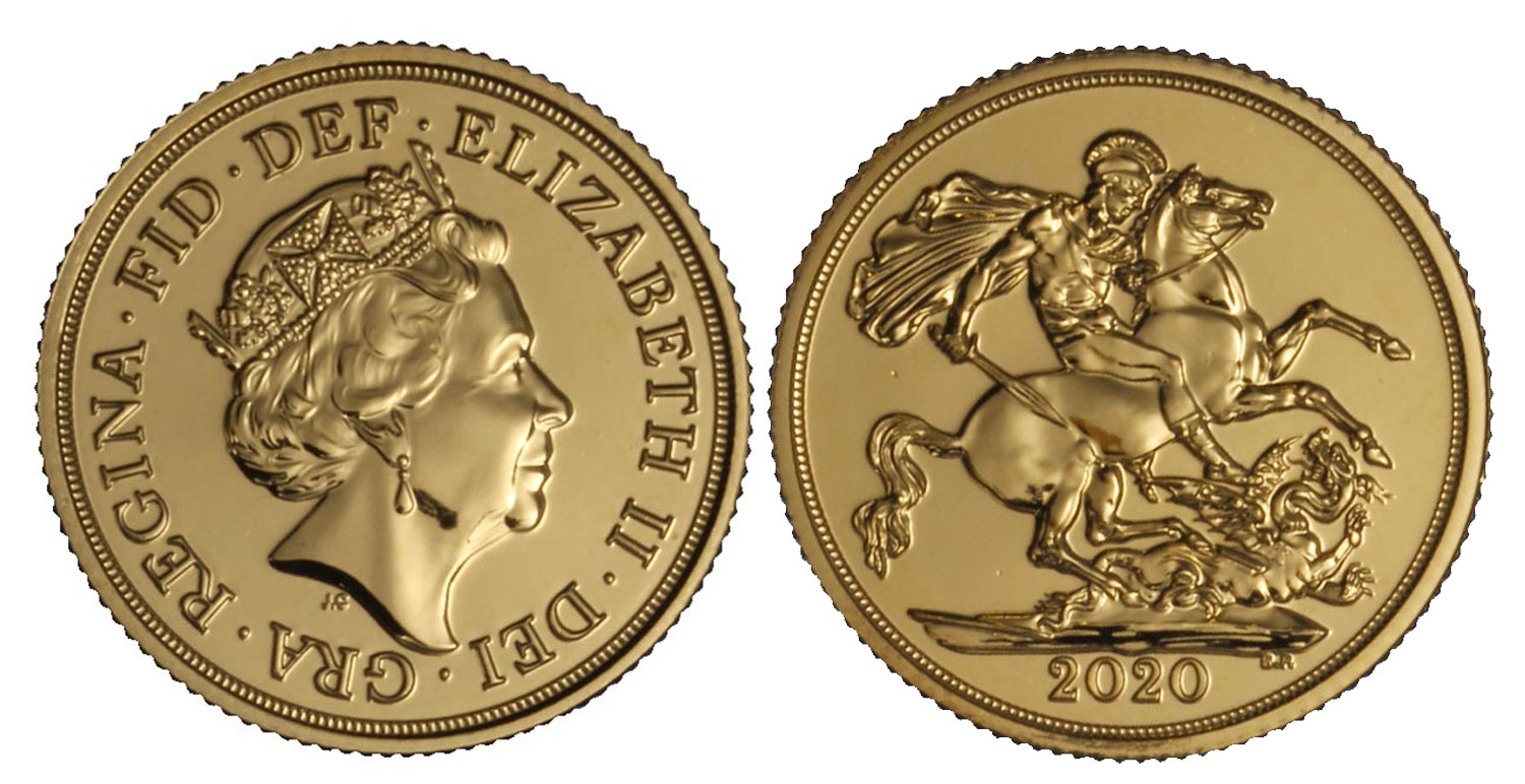2 sterline gr. 15,96 in oro 917/000 