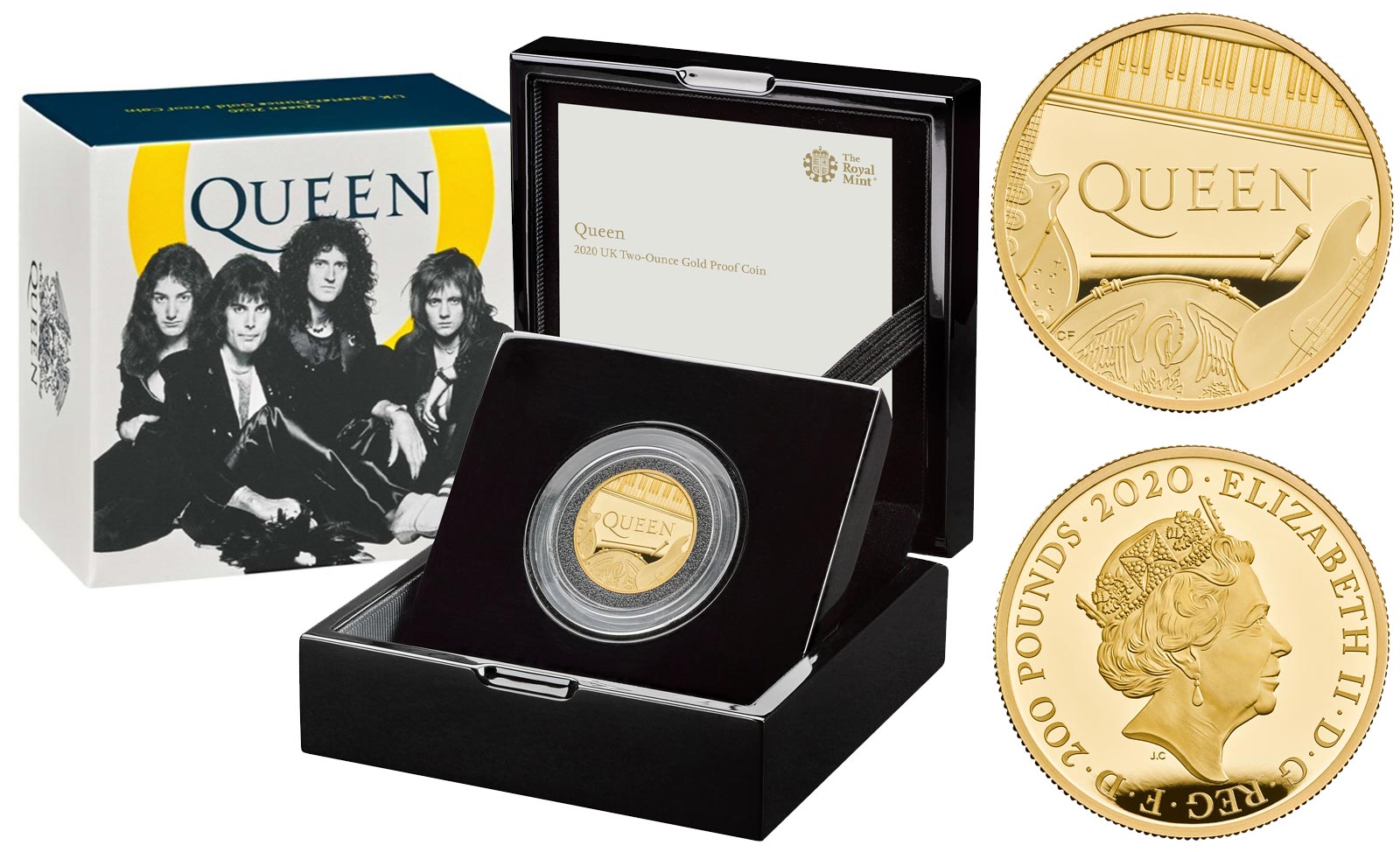 "Queen" - 200 pounds gr. 62,20 in oro 999/000 - Tiratura 53 pezzi