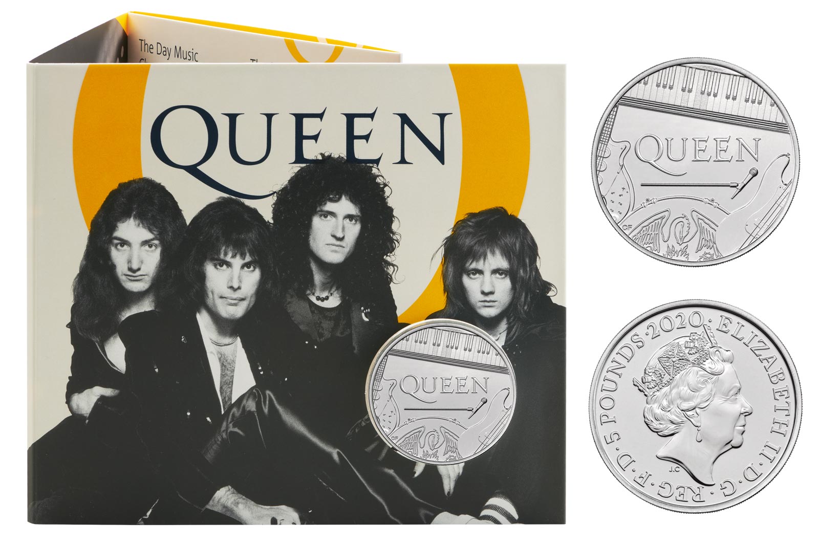 "Queen" - Moneta da 5 pounds in nickel 