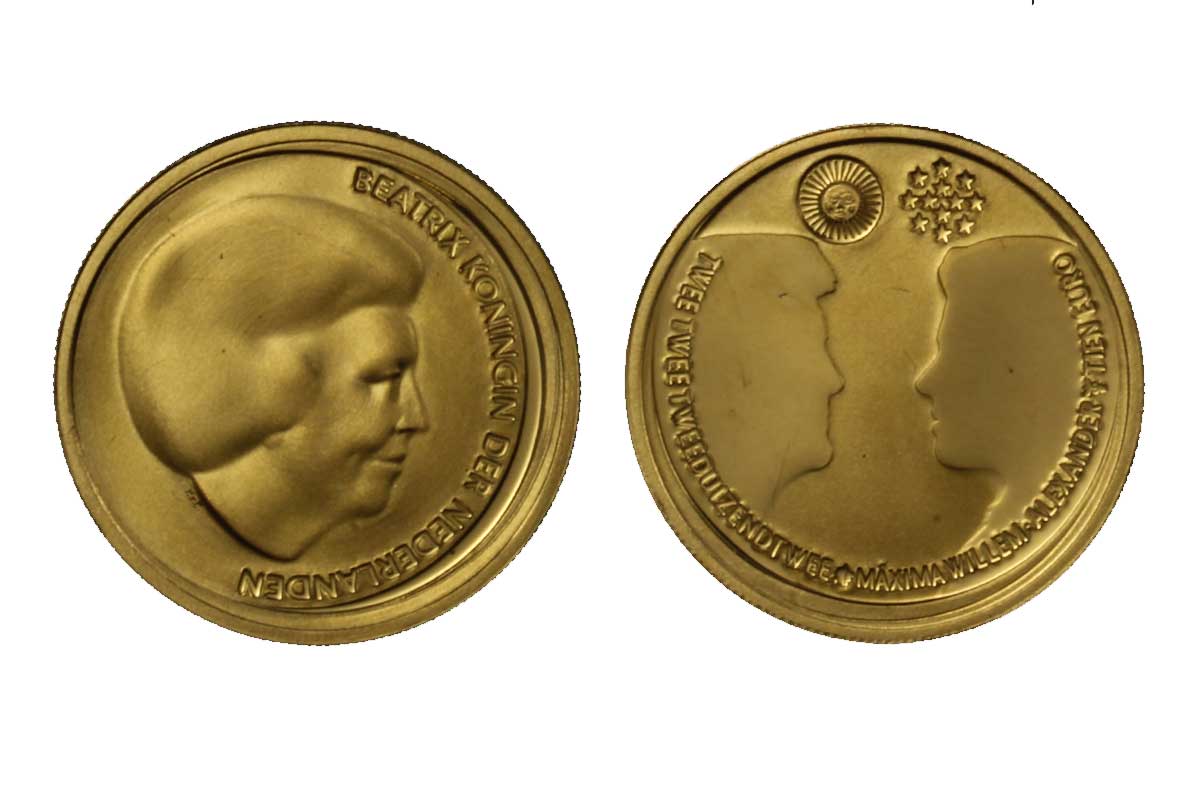 "Matrimonio Reale" - 10 euro gr. 6,72 in oro 900/000