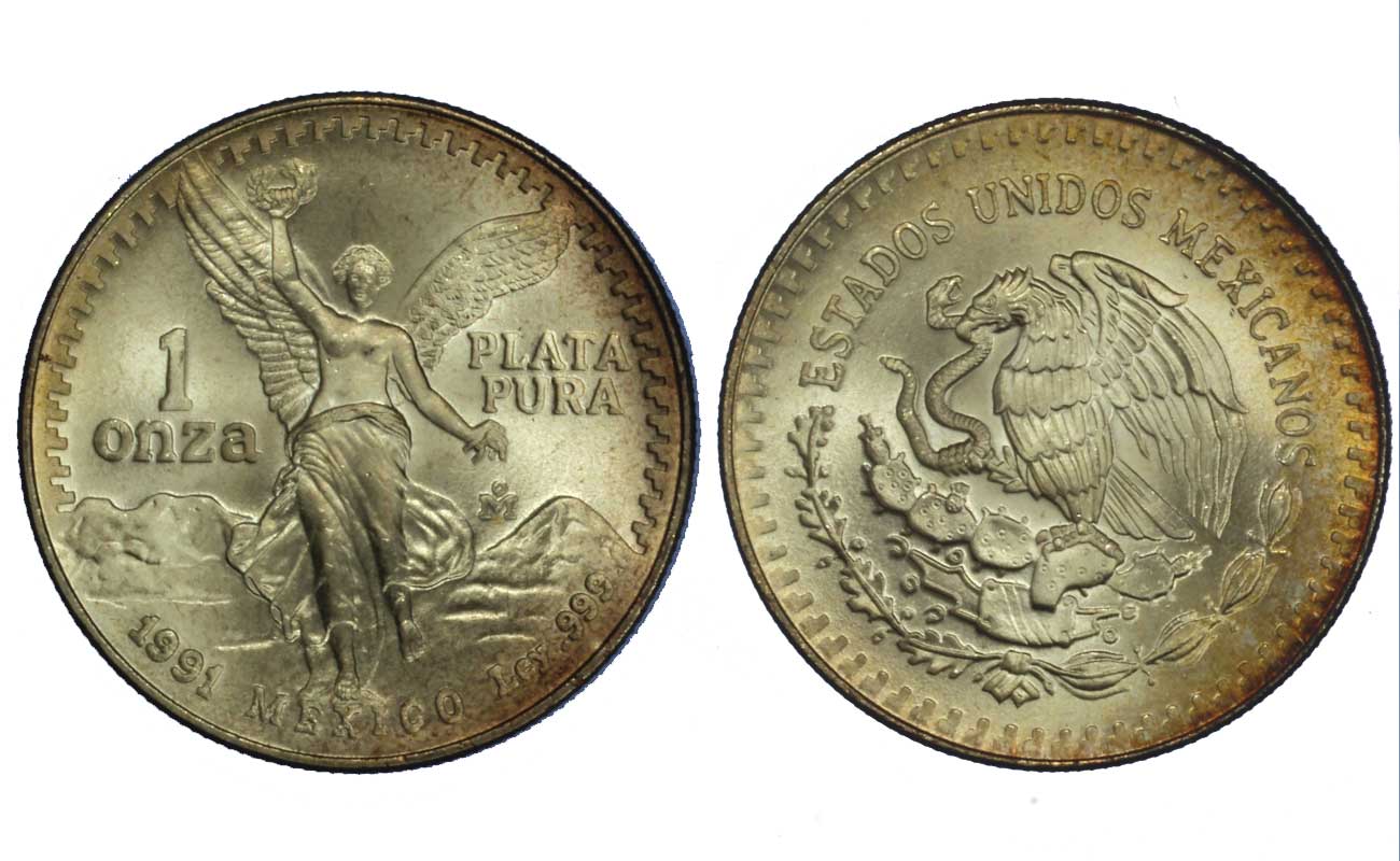 "Libertad" - Oncia gr. 31,103 in arg. 999/ 