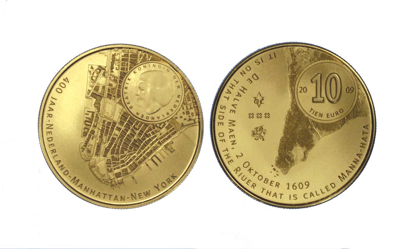 "Manhattan" - 10 euro gr. 6,72 in oro 900/000