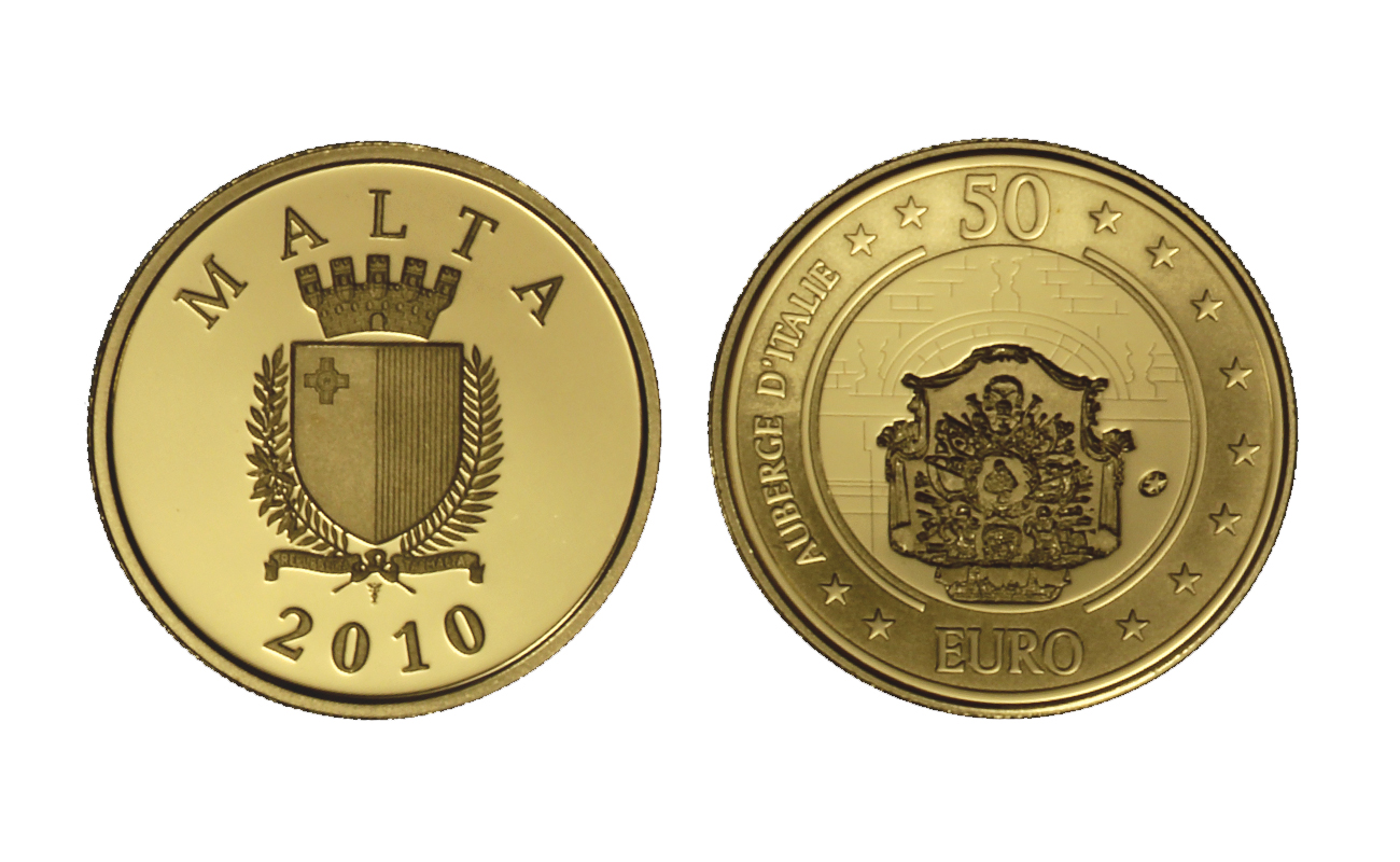 "Patrimonio Culturale" - 50 euro gr. 6,50 in oro 917/000