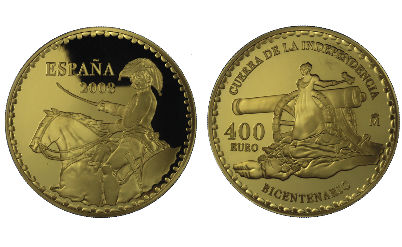 "200 Guerra di Indipendenza" - 400 Euro gr. 27,00 in oro 999/000
