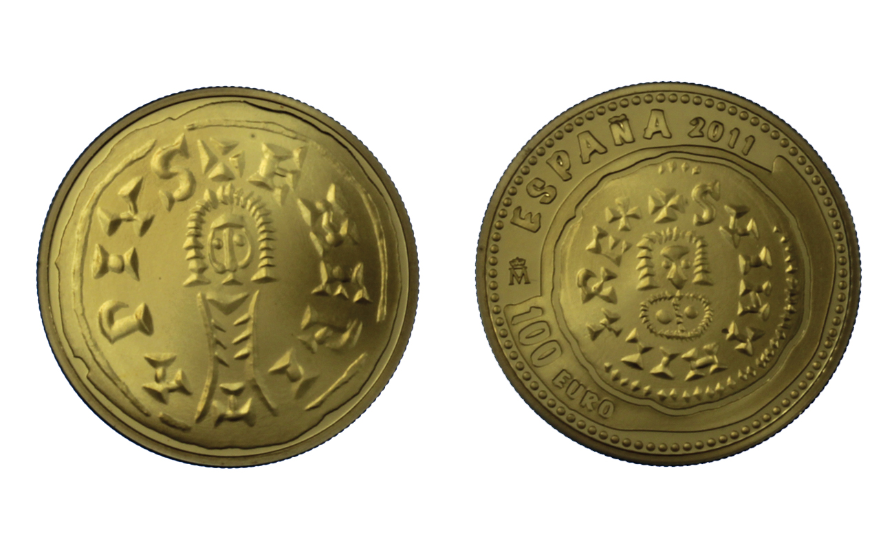 "Gioielli Numismatici" - 100 Euro gr. 6,75 in oro 999/000