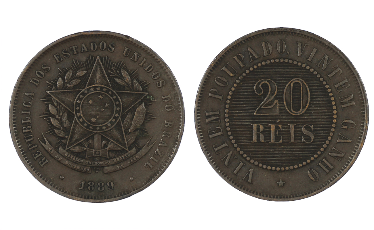 Repubblica - 20 reis in bronzo