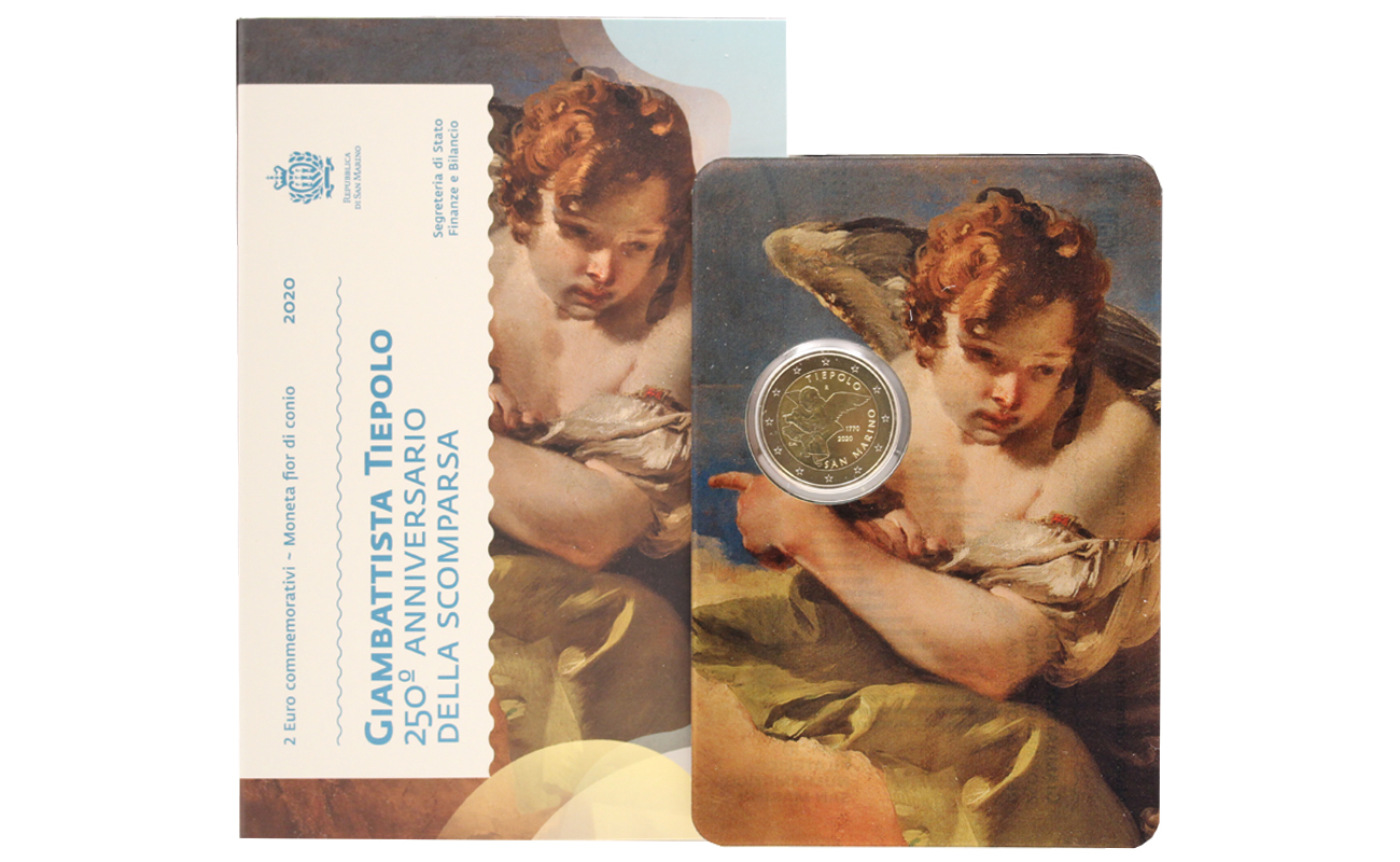 "Giambattista Tiepolo" - 2 euro in coincard