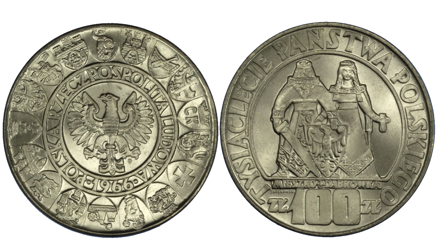 100 Zloty gr.20,00 in ag.900/000
