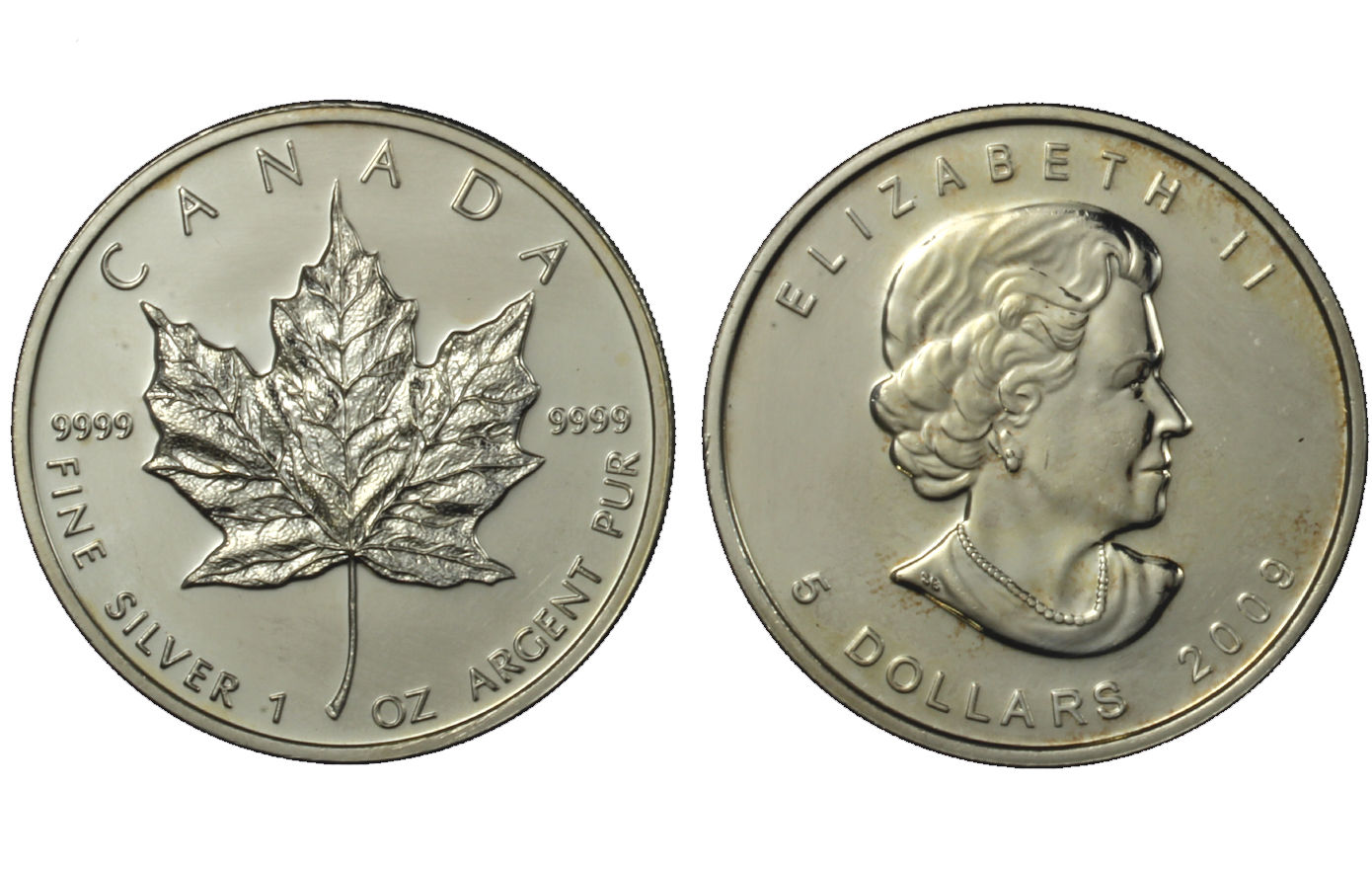"Acero" - moneta da 5 dollari gr. 31,103 (1 oncia ) in ag 999/