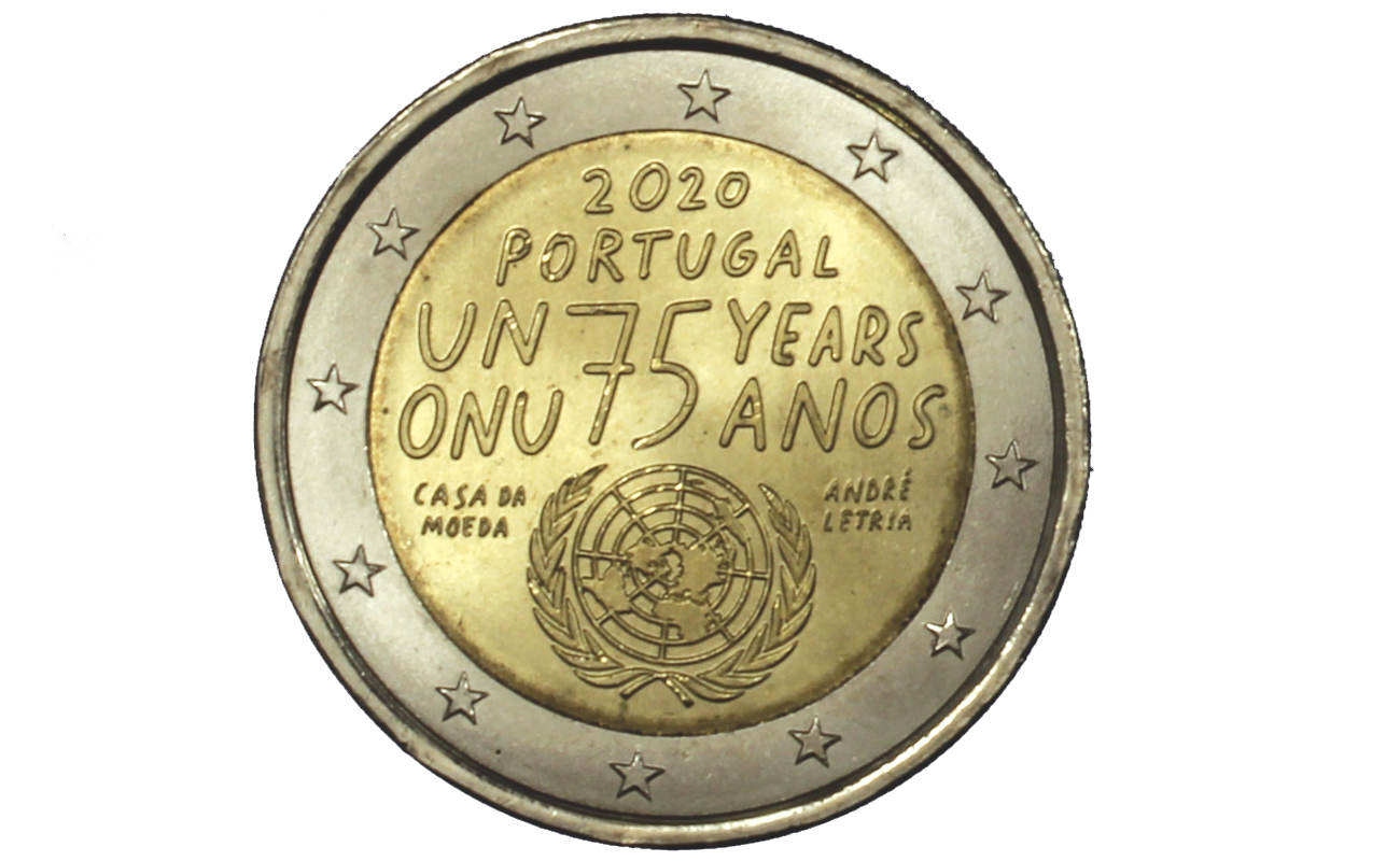 "75 anniversario dell' Onu" - moneta da 2 euro
