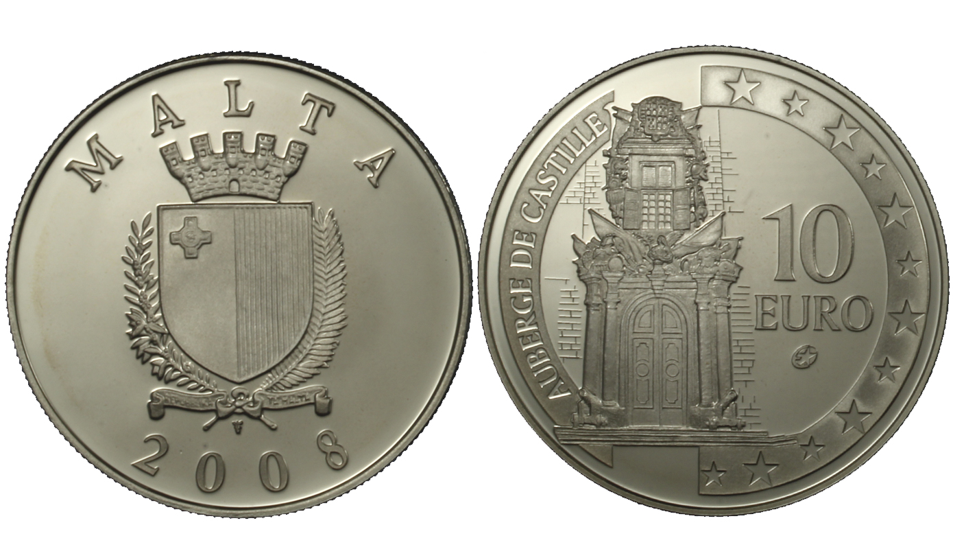 "Patrimonio culturale" - 10 euro gr. 28,28 in ag. 925/000 con certificato senza confezione originale 