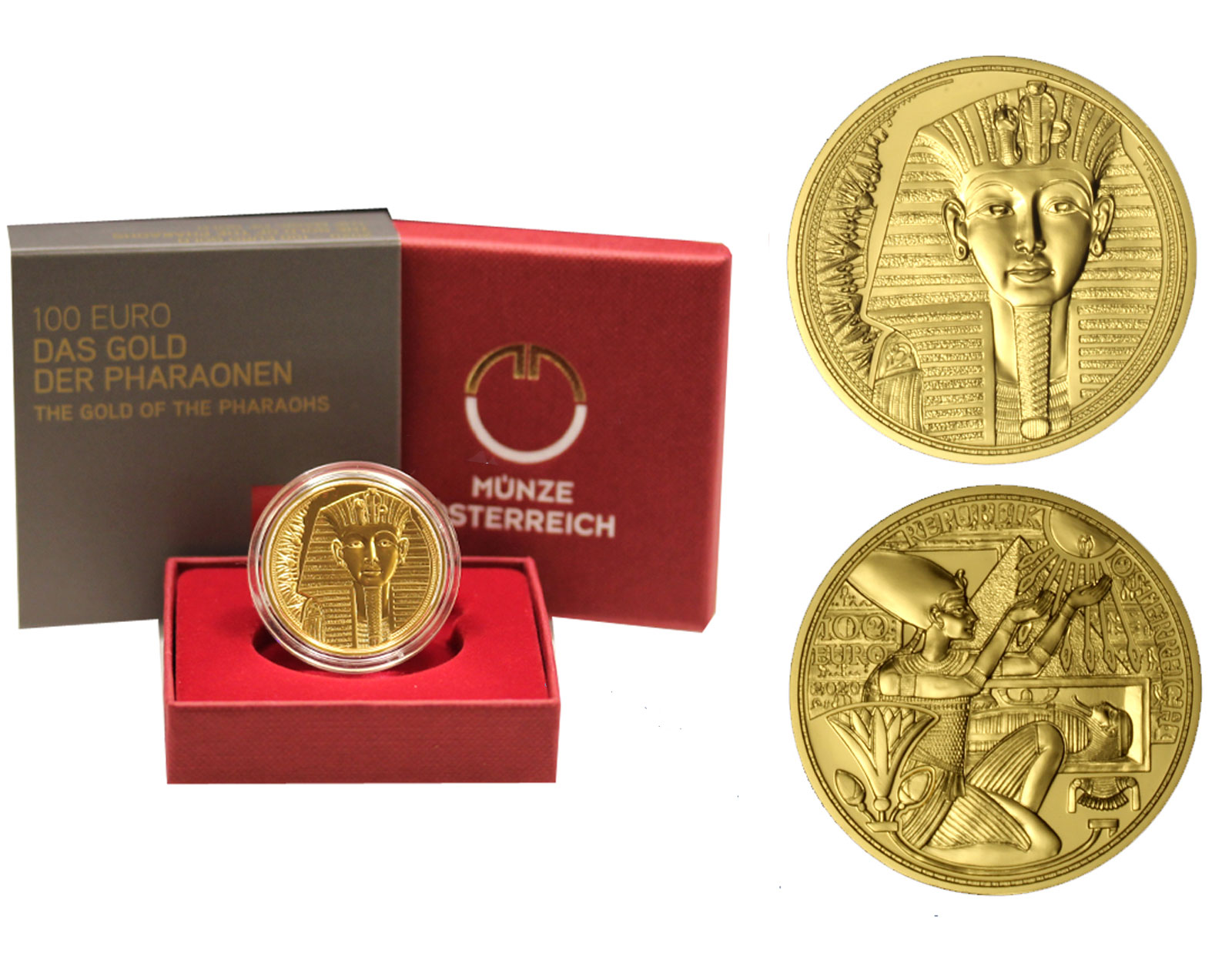 "La magia dell'oro: Egitto" - 100 Euro gr. 15,78 in oro 986/000 