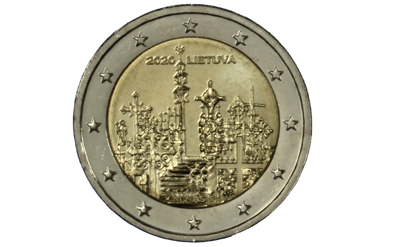 "Collina delle croci" - moneta da 2 euro